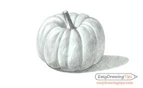 How To Draw A Realistic Pumpkin Step By Step Tutorial Easydrawingtips