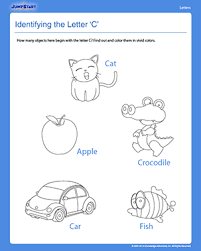 identifying the letter c easy reading worksheets for preschool jumpstart