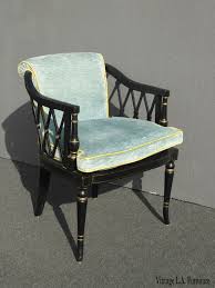 Black And Gold Accent Chair Vintage Black Gold Hollywood Regency Accent Chair With Blue Velvet Upholstery Holly Modern Leather Lounge Chair Mid Century Lounge Chairs Blue Accent Chairs