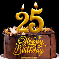 Yes.but,are you a good person? Happy 25th Birthday Animated Gifs Download On Funimada Com