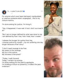 Korra Obidi's ex-husband claims to have risen and healed