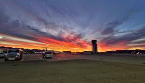 Sunrise at SLO airport