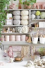 A messy and disorganized craft room. 23 Craft Room Ideas We Need To Steal Southern Living
