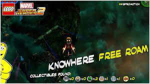 This can really be done as soon as you can free roam the large world and isn't a difficult mission to complete. Lego Marvel Superheroes 2 Knowhere Free Roam All Collectibles Htg Happy Thumbs Gaming
