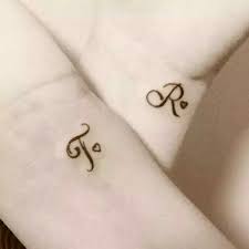 Iniciales Couple Tattoos Matching Tattoos Tattoos