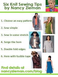 Hemming tape is an adhesive tape that's designed to fuse two layers of fabric together without i like to use knits for my projects. Nancy Zieman The Blog Six Tips For Sewing With Knit Fabrics