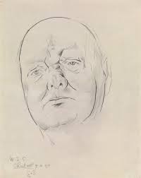 Sutherland received 1,000 guineas in compensation for the painting, a sum funded by donations from members of the house of commons and house of lords. Study Of Sir Winston Churchill Christopher Kingzett Fine Art