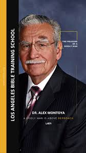 Dr. Alex Montoya, Pastor of First Fundamental Bible Church in Whittier will  be teaching