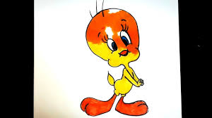 Tweety Cizimi Tweety Drawing Bir Kedi Gordum Sanki Kolay Cizgi Film Karakter Cizimi Youtube