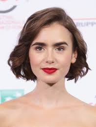Lily Collins Bob Lily Collins Short Hair Lily Collins Hair Short Hair Styles