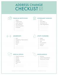 Keep This List Handy For Your Next Move Change Of Address Moving House Checklist Apartment Moving Checklist