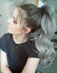 For this hairdo, part your hair down the middle and gather the upper portion of your hair in a bun while leaving some hair loose on the bottom half—secure bun with an elastic band and repeat on the other side. 80 Lovely Women Ponytail Hairstyles For Long Hair