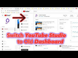 Video terbaru dari gadgetin channel youtube. How To Acess Old Youtube Dashboard Instead Of Youtube Studio Ø¯ÛŒØ¯Ø¦Ùˆ Dideo