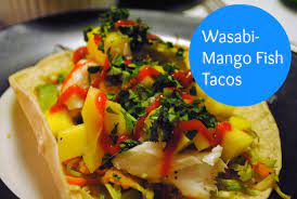 Add a squeeze of lime and enjoy. Wasabi Mango Fish Tacos Recipe