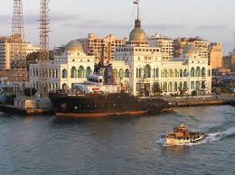 Egypt Suez Canal Transit Suez Canal Authority Building Port Said Egypt At The Northern Entrance To The Around The World Cruise Egypt Travel Egypt Tours