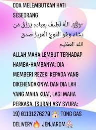 Didalam doa ini juga bisa digunakan secara jarak jauh tidak terbatas tempat dan jarak. Facebook
