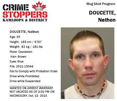 Kamloops Crime Stoppers' weekly wanted list