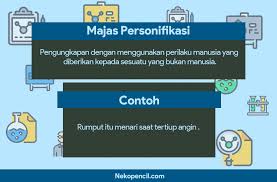 Lalu, apa sebenarnya yang dimaksud dengan majas? 101 Contoh Majas Personifikasi Dan Pengertiannya Nekopencil