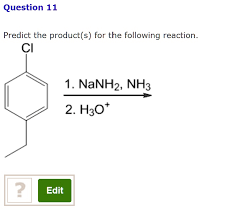 In The Reaction Of P-Chlorotoluene With Knh(2) Is Liguid Nh(3) The Maj