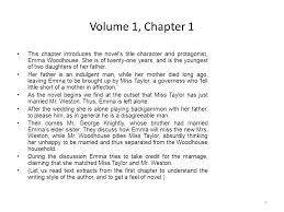 Emma is structured around a number of marriages recently consummated or anticipated, and, in each case, the match solidifies the participant's social status. The Novel Emma Text Story Critical Analysis Volume 1 Starts Ppt Download
