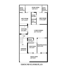 30 Feet By 60 Feet 30x60 House Plan Decorchamp House Plans House Map How To Plan