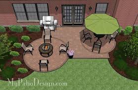 310 Sq Ft Small Backyard Patio Design Small Patio Design Small Brick Patio Patio Layout