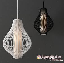 266 Ceiling Light Sketchup Model Free Download Ceiling Lights Sketchup Model Pendant Light