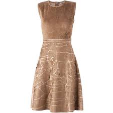 Maison Ullens Cracked Skirt Dress 2 110 Found On Polyvore Beige Short Dress Dress Skirt Sleeveless Short Dress