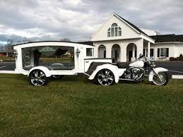 Pin By Shayna Casada On For Joey Harley Motorcycle Trailer Hearse