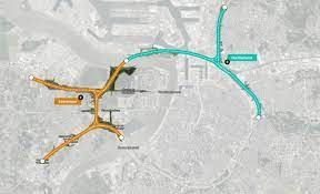 De oosterweelwerken zijn nog altijd in volle gang. De Oosterweelverbinding Wegen En Verkeer