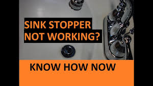 how to adjust a bathroom sink stopper