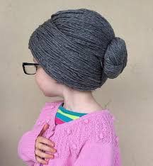 Granny Wig Garn Perucke Baby Kostum Selber Machen Garn
