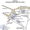 There is a railway station at zürich airport, called zürich flughafen.there are frequent trains, approximately one every 10 minutes, from there to zürich hauptbahnhof, which ride train to zurich main station. 1