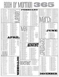 free printable 365 day book of mormon reading schedule i