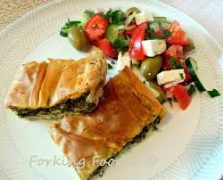 Forking Foodie Spinach And Feta Filo Pie Spanakotiropita Spanakopita Includes Thermomix Method Spinach And Feta Thermomix Recipes Healthy Lunch Recipes