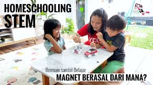 Homeschool Stem Mengenal Magnet Sifat Asal Usul Magnet Dan Praktek Ipa Dengan Cara Menyenangkan Youtube