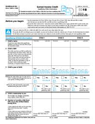 Irs Schedule Eic 1040 Form Pdffiller