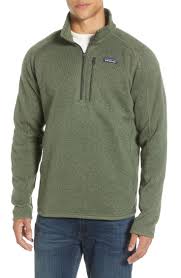 Men's Patagonia Better Sweater Quarter Zip Pullover, Size Medium