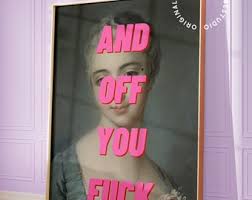 Altered Art Print, Rococo Art, Maximalist Wall Art, Quirky Decor, Funky  Wall Art, Altered Portrait, Classical Art Altered, Weird Decor