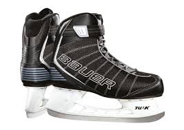 Bauer Junior Flow Rec Childrens Ice Skates Black 4 5uk