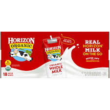 12 pack 8 fl oz aseptic milk boxes. Horizon Organic Whole Milk 8 Oz 18 Count Costco