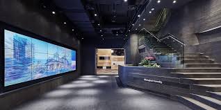 site02 ge通用电气上海数字创新坊 flat screen museum exhibition home decor