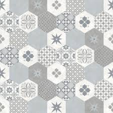 Modern Wallpaper Patchwork Tiles Muriva L4050 Http Www Muriva Com Portfolios Modern Wallpaper Patchwork Tile Patchwork Tiles Modern Wallpaper Tile Patterns