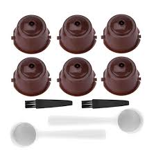 Ebay.com has been visited by 1m+ users in the past month Colorful Cups With Brush And Spoon Brown 6 Pack Refillable Reusable Coffee Capsules Filter Pods For Nescafe Dolce Gusto Machine Compatible For All Dolce Gusto Circolo Genio Melody Home Kitchen Coffee Machine Parts Powderhousebend Com