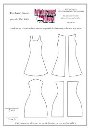 Monster High Two Basic Dress Patterns By Theukelele On Deviantart Monster High Doll Clothes Monster High Clothes Doll Dress Patterns