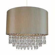 Check spelling or type a new query. Modern Soft Gold Ceiling Light Pendant Shade Matching Inner Clear Droplet Beads Ebay