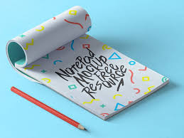 Free Psd Notepad Mockup Design Mockup Free Photoshop Mockup Free Mockup Design