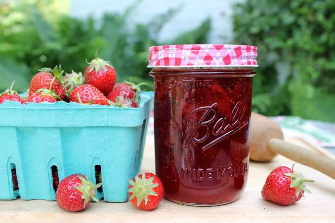 Classic Homemade Strawberry Jam, AI generated