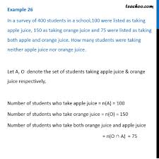 We did not find results for: Example 26 In A Survey Of 400 Students In A School 100 Apple