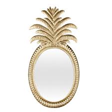 Miroir Ananas En Metal Dore 43x85 Maisons Du Monde Pineapple Mirror Gold Metal Pineapple